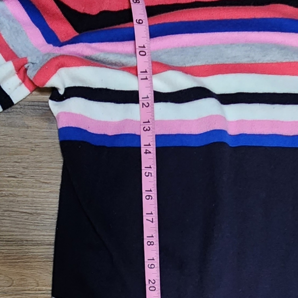 Talbots Beautiful And Soft Multicolor Striped Swe… - image 8